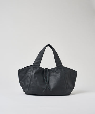 #11/ Dachs tote bag S (black) / goatskin