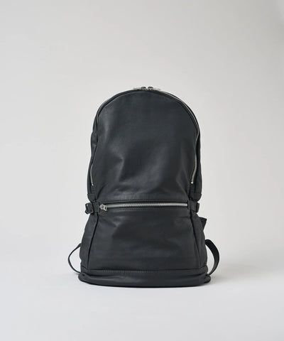 Daily backpack mid - Black / goatskin Bare