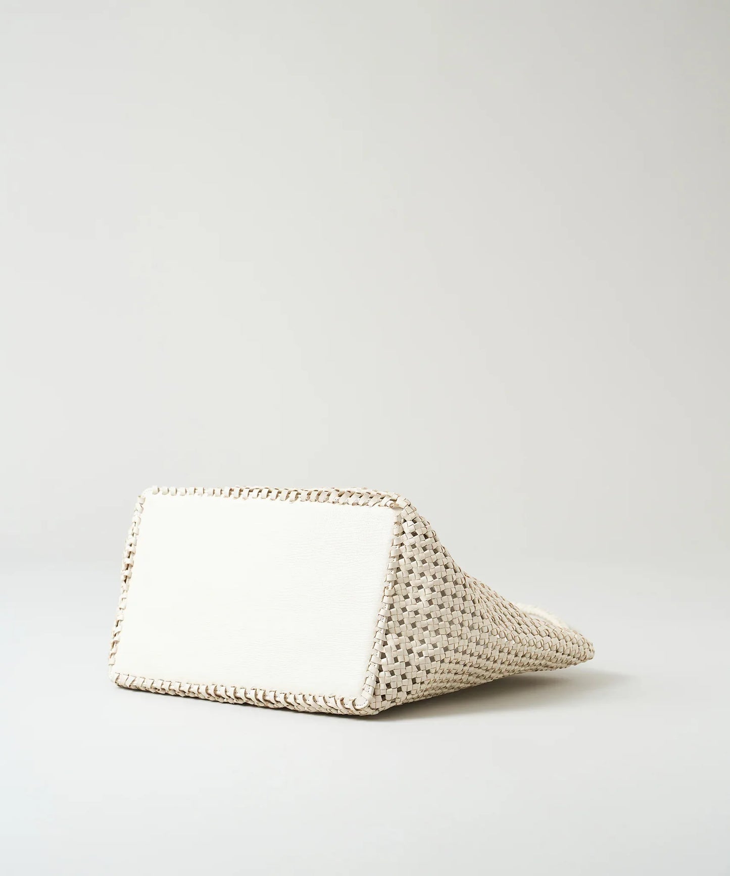 Book carry (oatmeal) / goatskin "GOAT MESH" - REN WEB SHOP