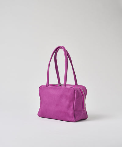 #30《SALE 30%》Square duffel bag XS (peony purple) / pigskin