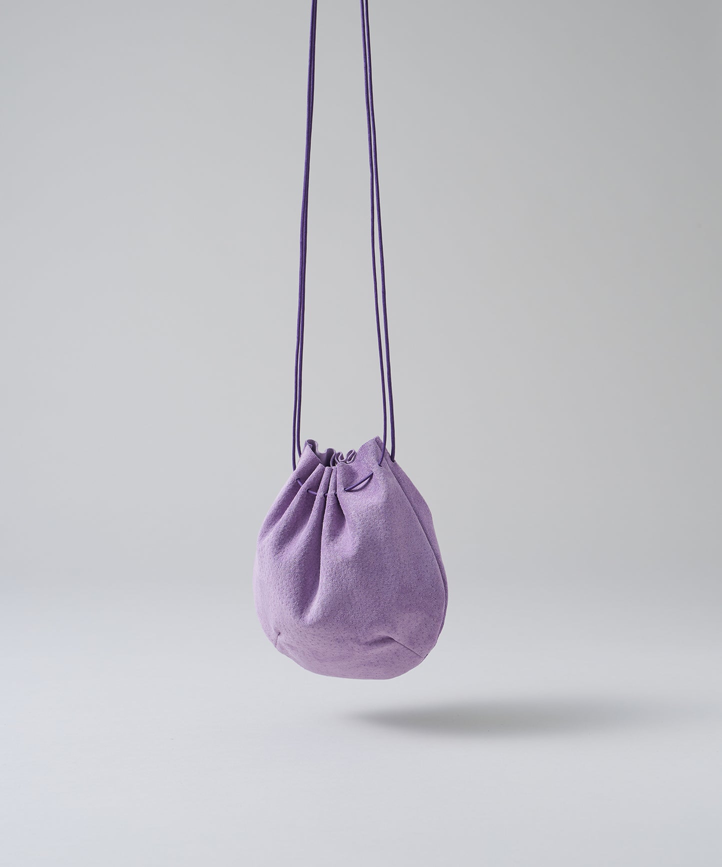 《SALE 20%》Balloon shoulder (lavender) / pigskin "Lining Suede"