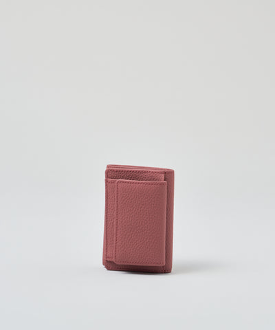 #51b/ Mini wallet (rouge pink) / cowhide