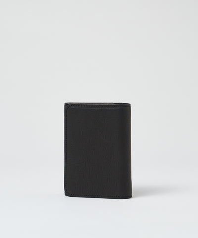 #55 / Postman wallet S (black) / cowhide