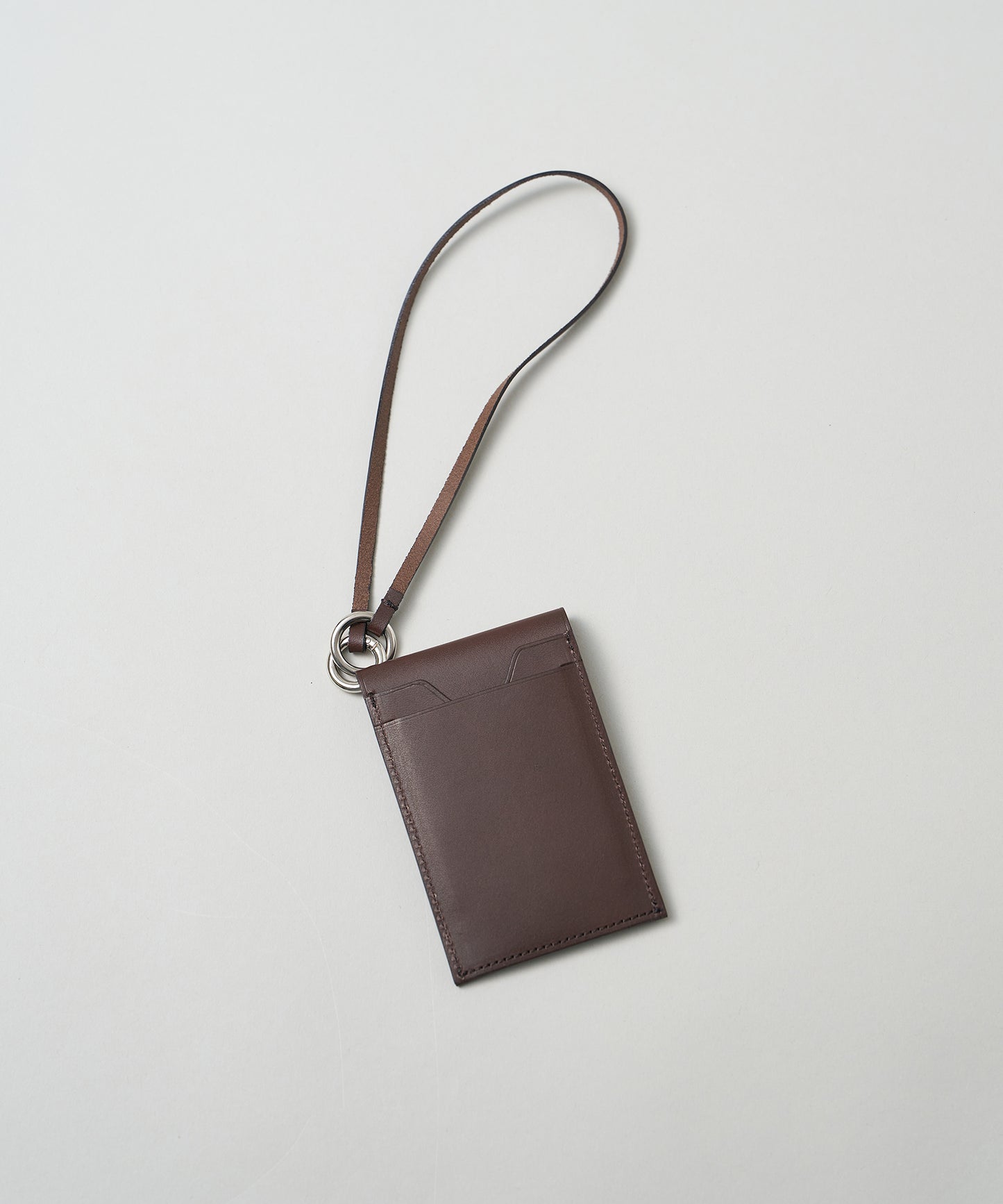 Billet Cardholder - Bitter brown / cowhide Alabaster