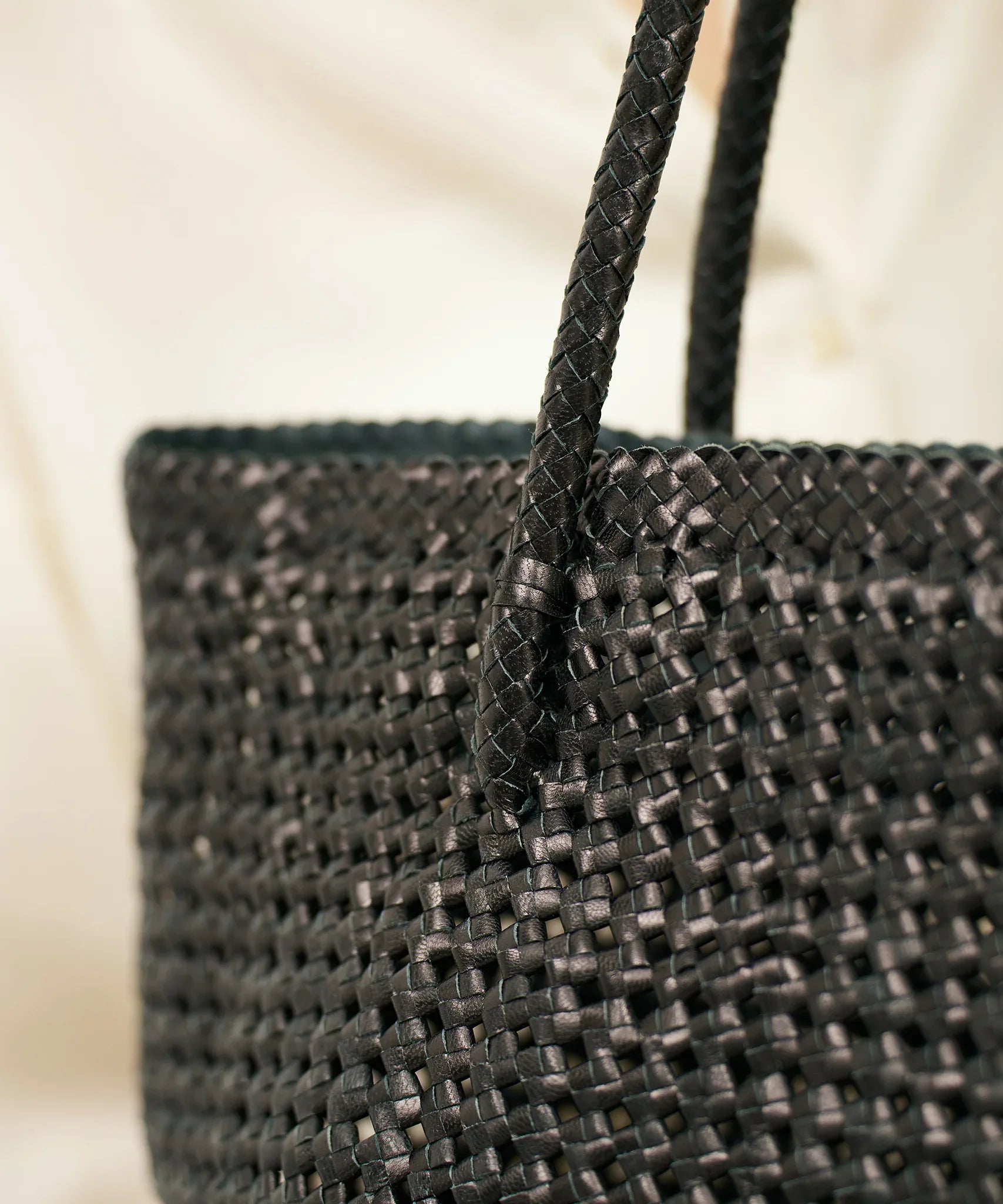 Book carry (black) / goatskin