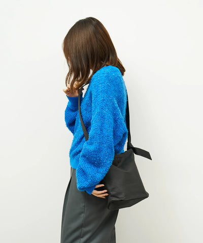 Stroll shoulder - Black / goatskin Bare