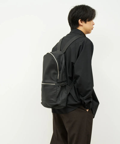 Daily backpack mid - Black / goatskin Bare
