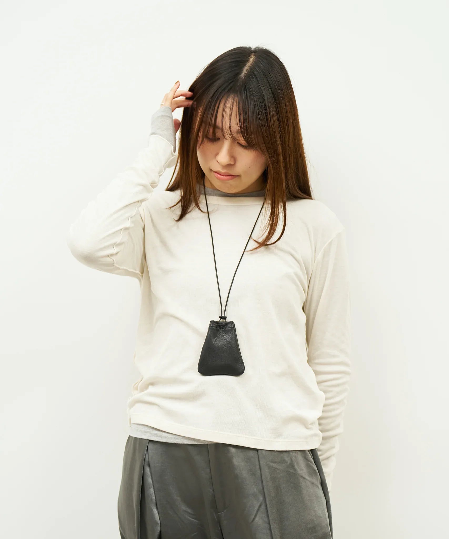 Amulet pouch / goatskin Still - REN WEB SHOP