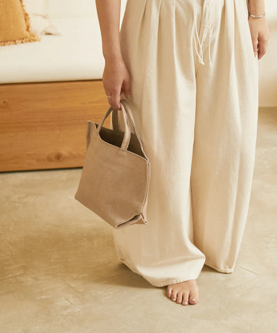 Lunch bag S - Pink beige / pigskin Hallie