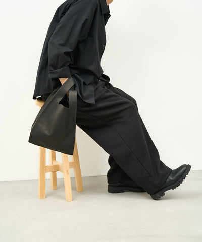 #30 / Reji-bukuro (black) / pigskin