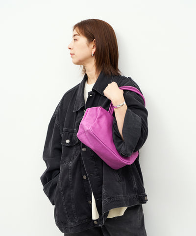 #30《SALE 30%》Square duffel bag XS (peony purple) / pigskin