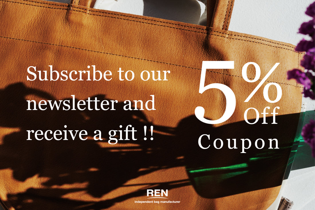 Sign up for our newsletter and receive a 5% off coupon!