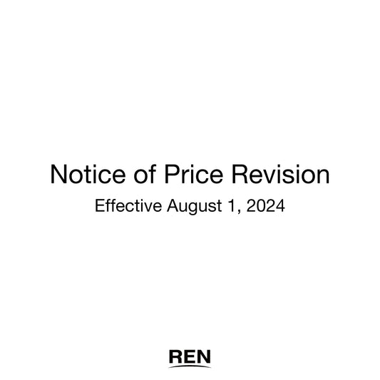 Notice of Price Revision (August 1, 2024)