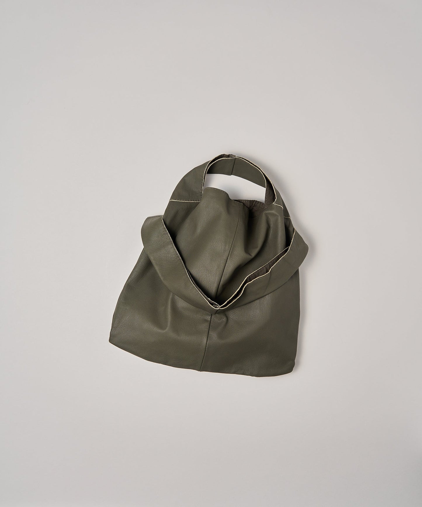 #11 / 2way Reji-bukuro S (olive) / goatskin "BARE"