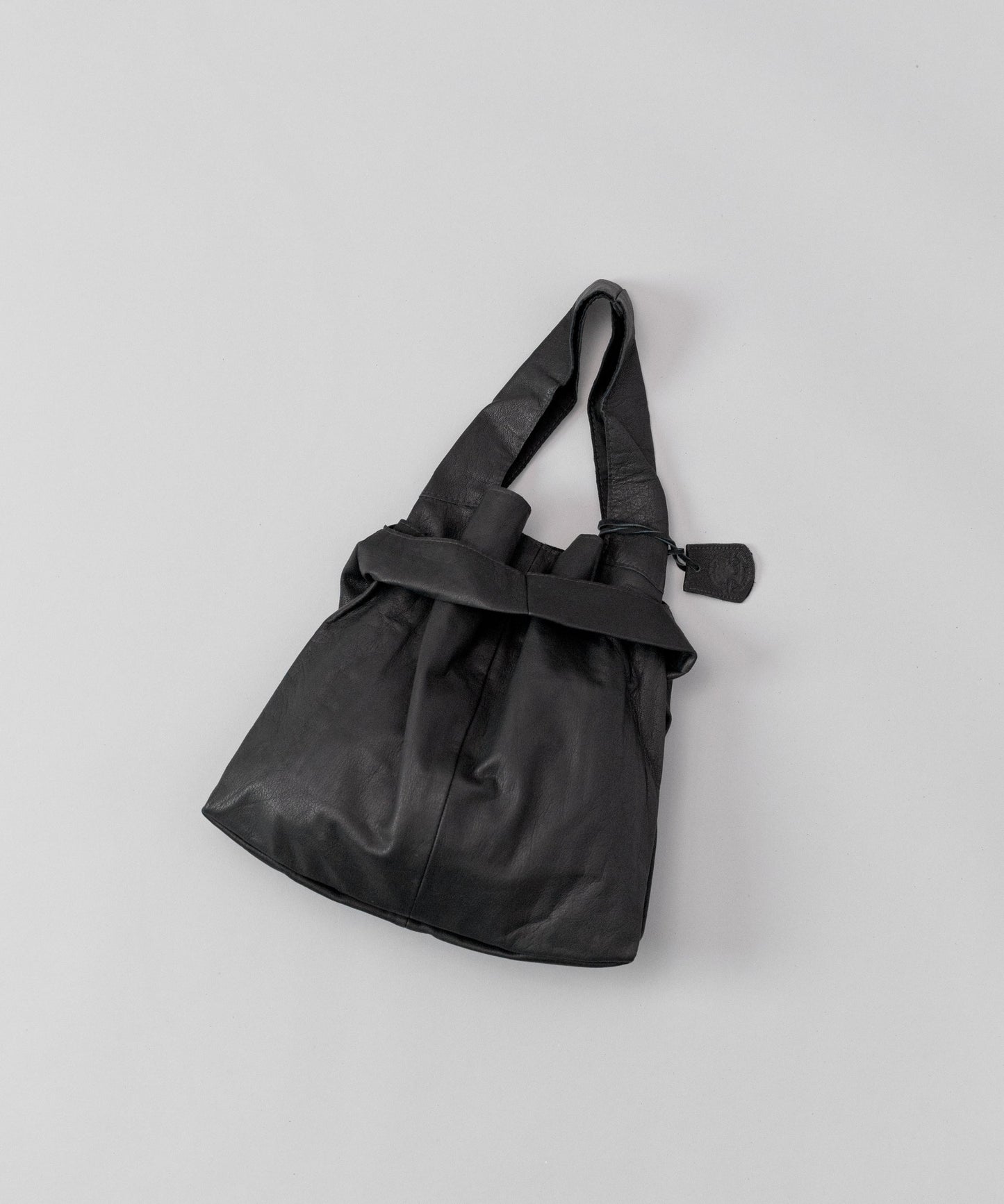 #11 / 2way Reji-bukuro S (black) / goatskin "BARE"