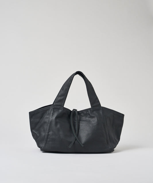 #11/ Dachs tote bag S (black) / goatskin "BARE"