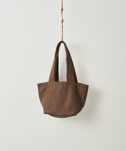 #11《SALE 30%》Carry Tote (dark brown) / goatskin "BARE"