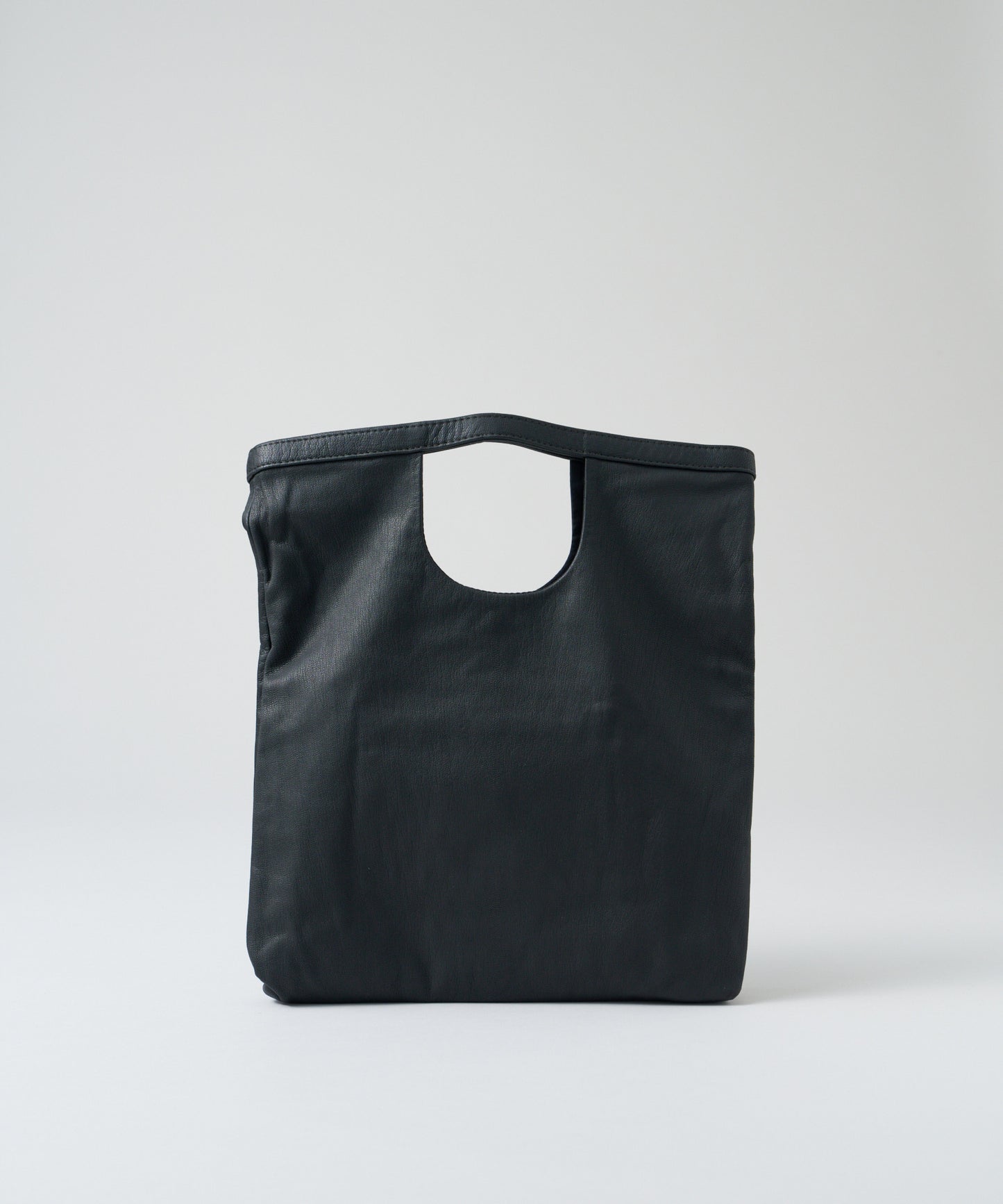 #11/ LP bag (black) / goatskin "BARE"