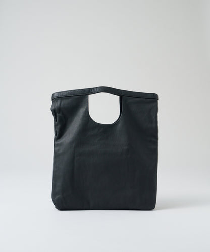 #11/ LP bag (black) / goatskin "BARE"