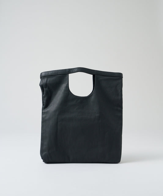 #11/ LP bag (black) / goatskin "BARE"