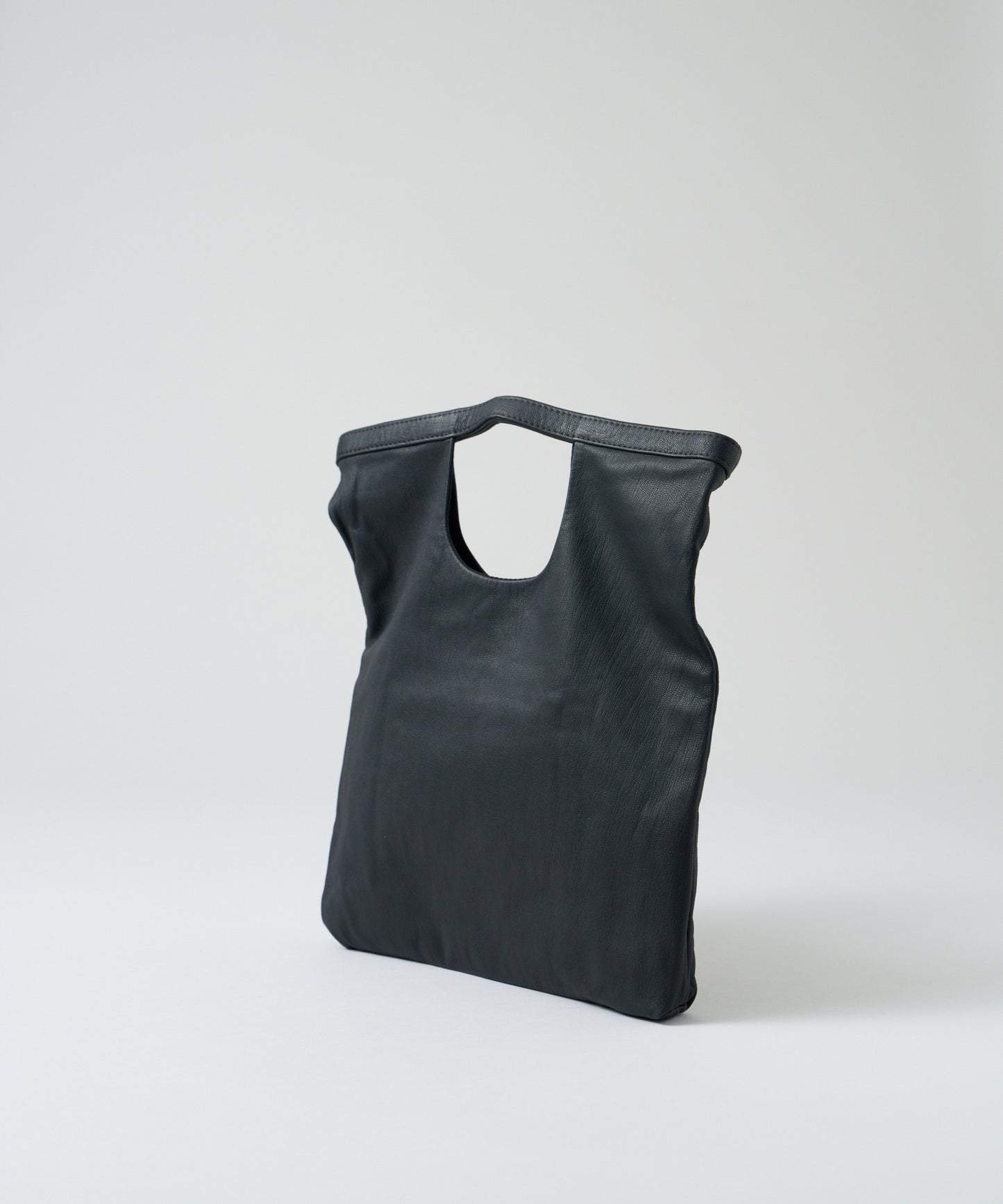 #11/ LP bag (black) / goatskin "BARE"