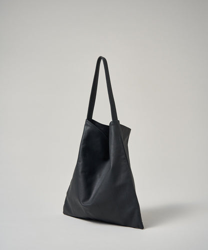 Bolso de mano Dachs S (negro) / piel de cabra "BARE" 