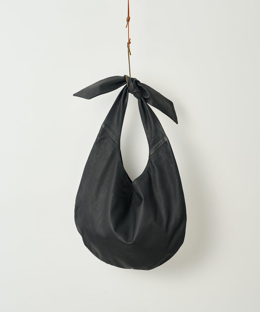 #11/ Round Shoulder Separate (black) / goatskin "BARE"