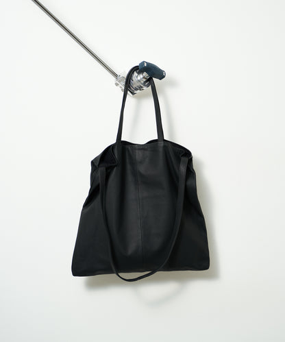 Flux Tote - Black / goatskin Bare