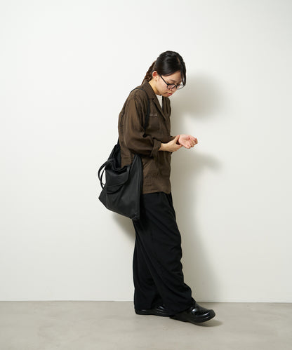 Flux Tote - Black / goatskin Bare