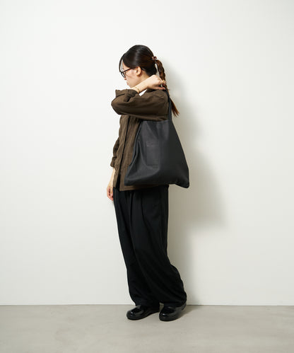 Flux Tote - Black / goatskin Bare