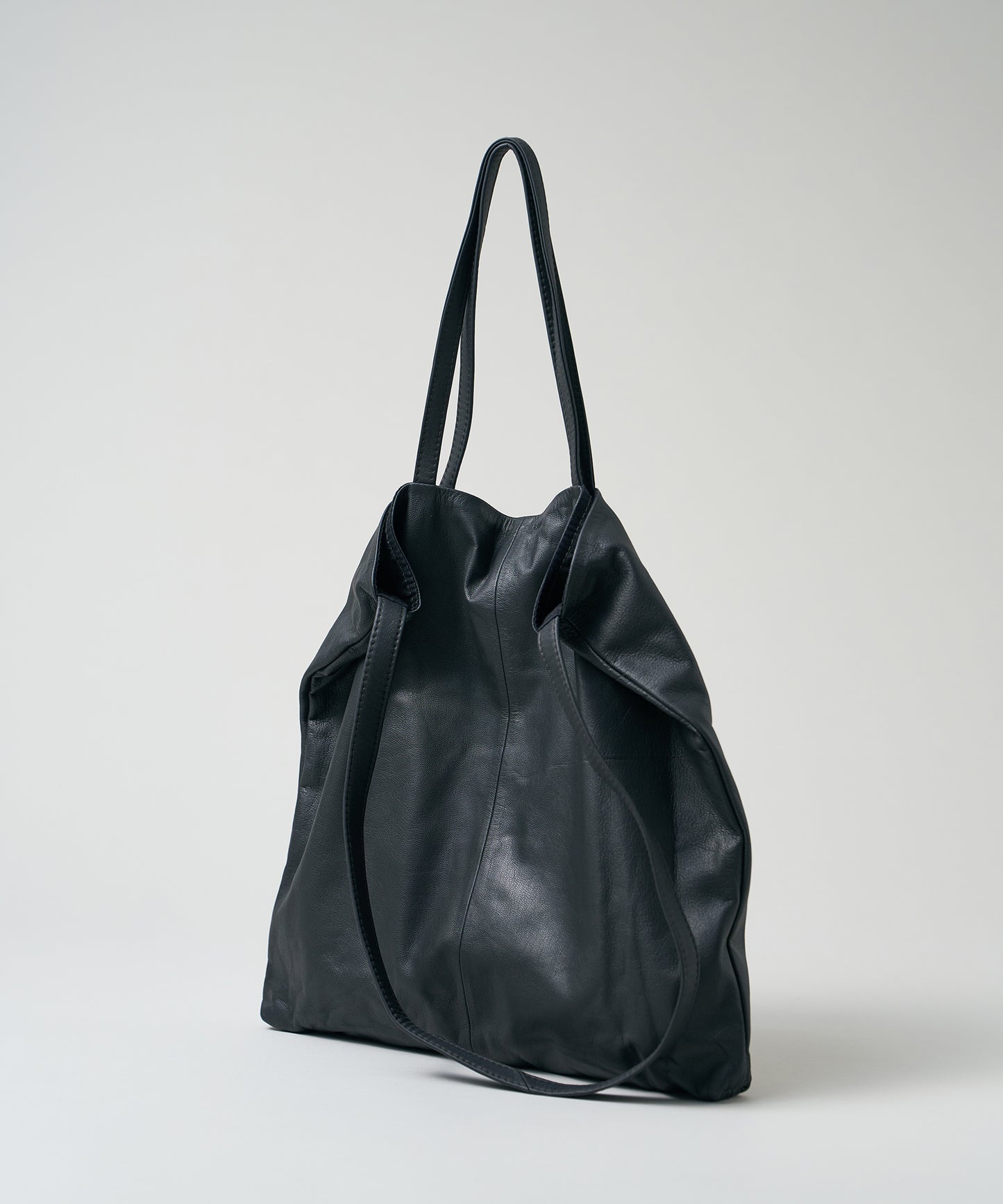 Flux Tote - Black / goatskin Bare
