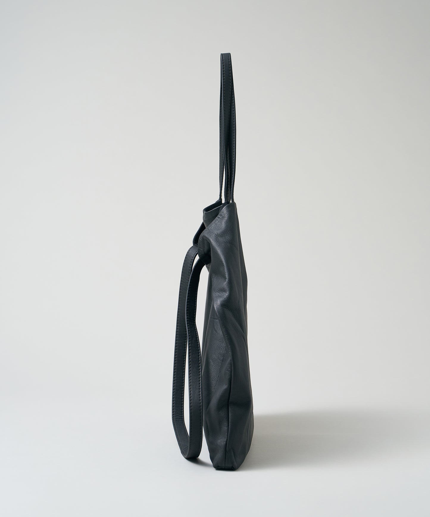 Flux Tote - Black / goatskin Bare