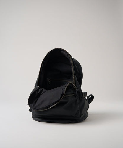 Daily backpack（black） / goatskin "BARE"