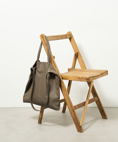Flux Tote - Greige / goatskin Bare