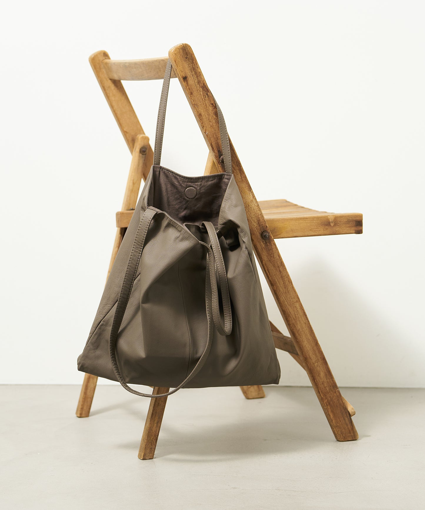 Flux Tote - Greige / goatskin Bare