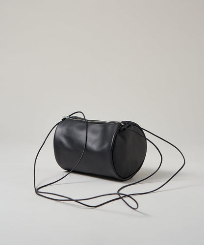 #15 / Canister shoulder Bag (black) / goatskin "STILL"