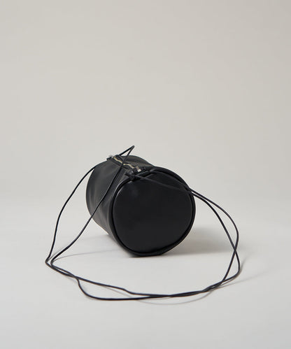 #15 / Canister shoulder Bag (black) / goatskin "STILL"