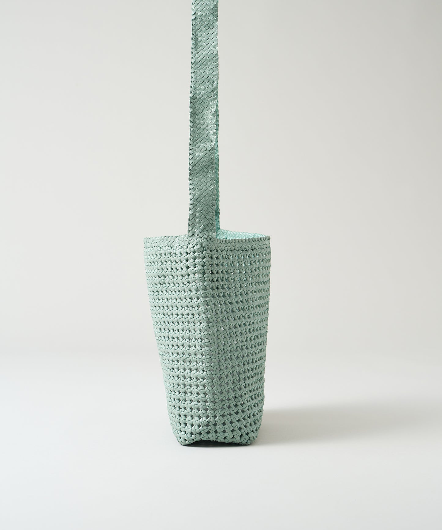 #16/ Box shoulder bag (sage green) / goatskin "GOAT MESH "