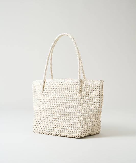 #16/ Book carry (oatmeal) / goatskin "GOAT MESH"