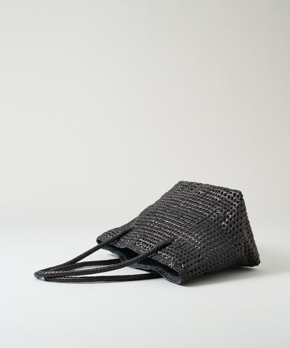 #16/ Book carry (black) / goatskin "GOAT MESH"