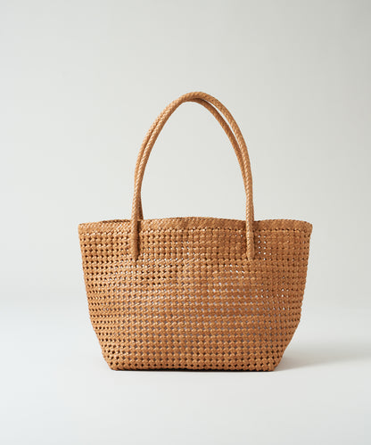 #16/ Book carry (camel) / goatskin "GOAT MESH"