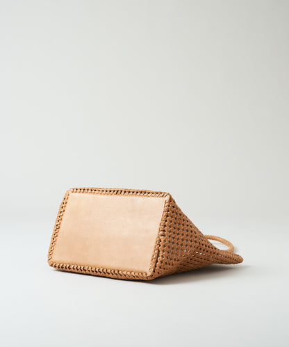 #16/ Book carry (camel) / goatskin "GOAT MESH"