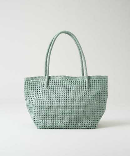 #16/ Book carry (sage green) / goatskin "GOAT MESH"
