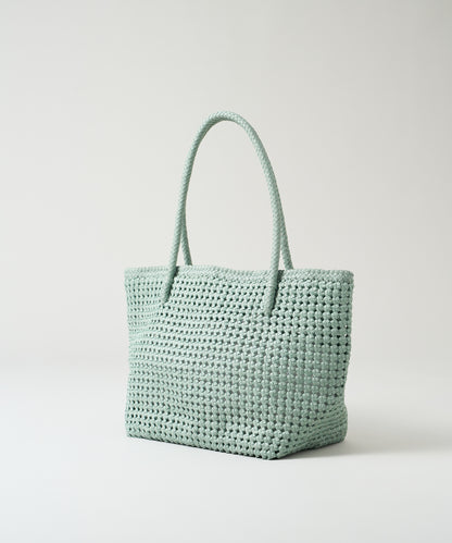 #16/ Book carry (sage green) / goatskin "GOAT MESH"
