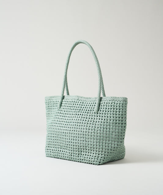 #16/ Book carry (sage green) / goatskin "GOAT MESH"
