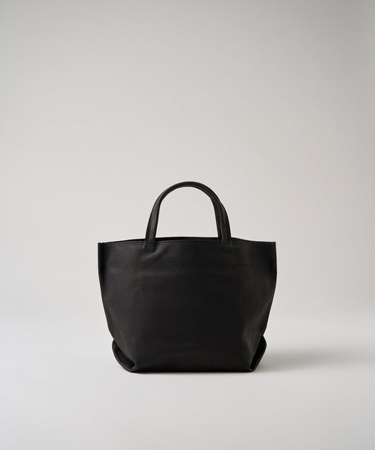 #30/ Lunch bag S (black) / pigskin "HALLIE"