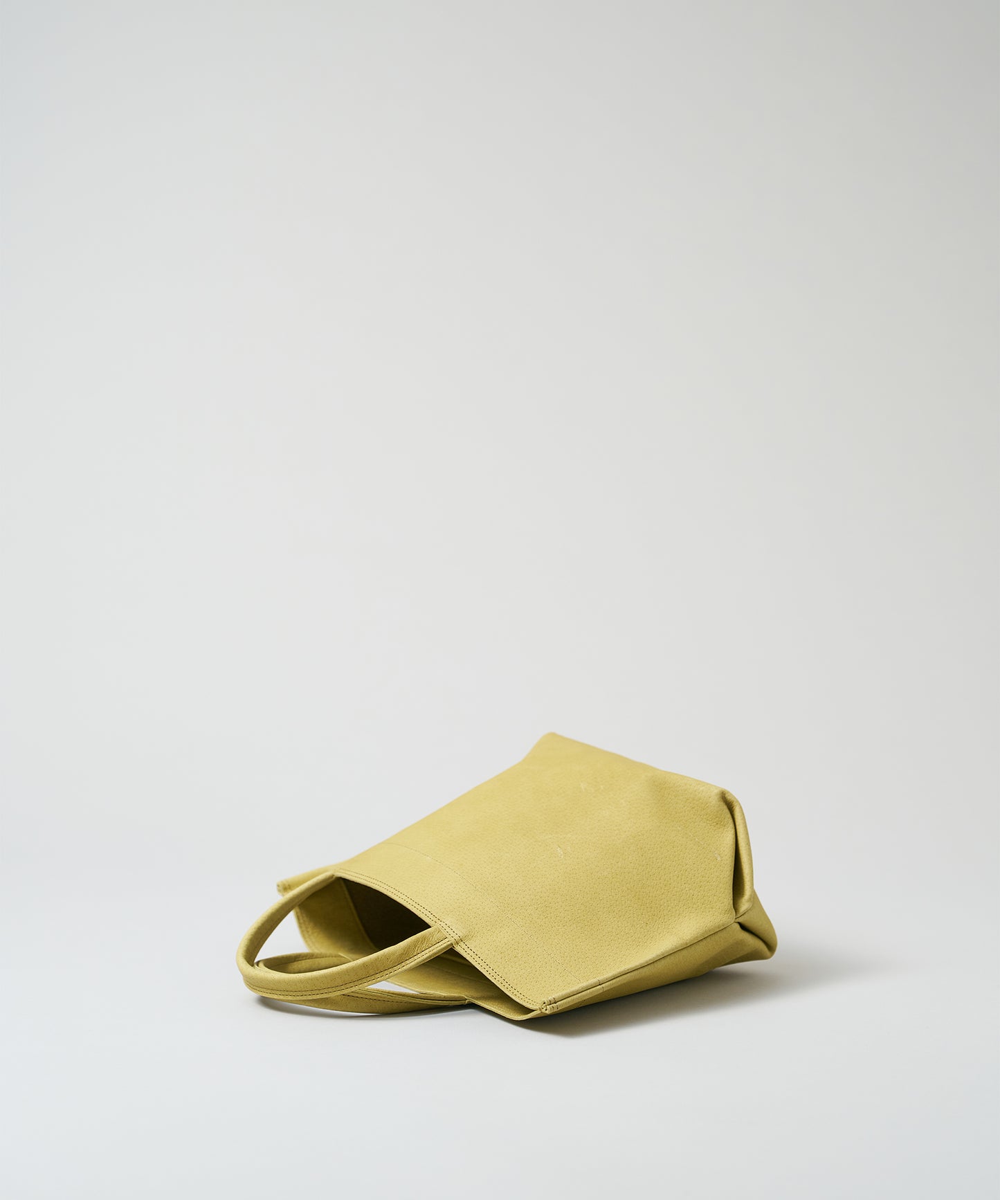 Lunch bag S - pistachio yellow / pigskin Hallie