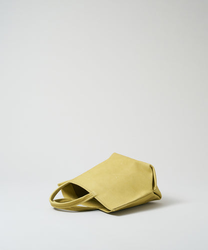 Lunch bag S - pistachio yellow / pigskin Hallie
