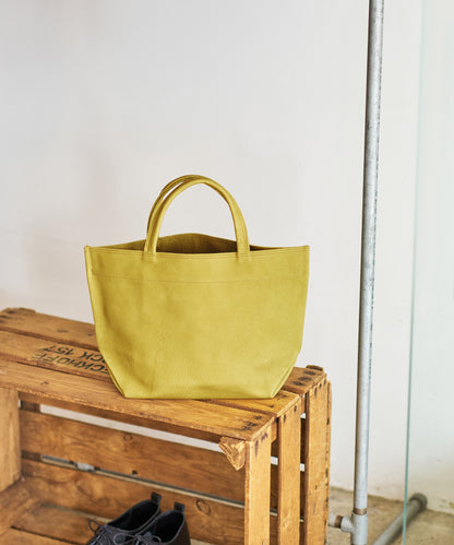 Lunch bag S - pistachio yellow / pigskin Hallie