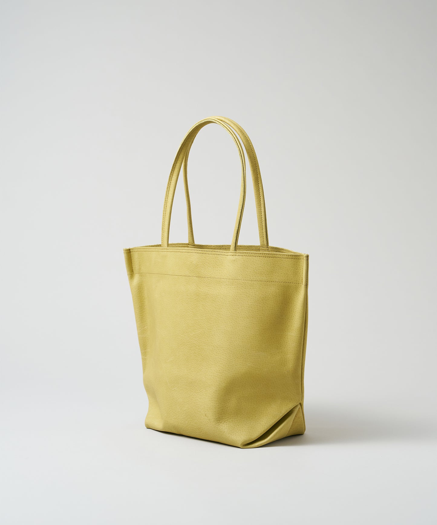 Lunch bag M - pistachio yellow / pigskin Hallie